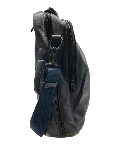 Joya（ジョーヤ）Joya (ジョーヤ) 2WAYレザーブリーフケース ネイビーの古着・服飾アイテム