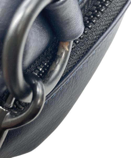 Joya（ジョーヤ）Joya (ジョーヤ) 2WAYレザーブリーフケース ネイビーの古着・服飾アイテム