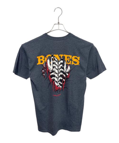 powell peralta（パウエルペラルタ）POWELL PERALTA (パウエルペラルタ) BONES プリントTシャツ グレー サイズ:Ｍの古着・服飾アイテム