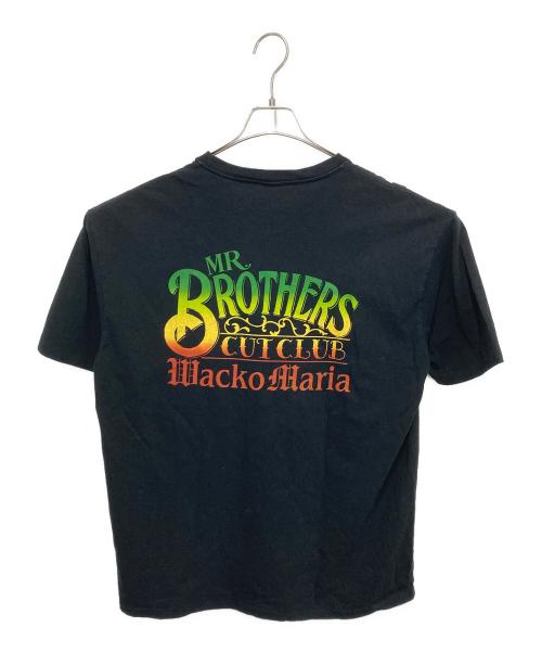 WACKO MARIA（ワコマリア）WACKO MARIA (ワコマリア) MR.BROTHERS CUT CLUB (ミスターブラザーズカットクラブ) バックプリントTシャツ ブラック サイズ:Lの古着・服飾アイテム