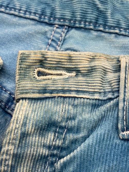 sanca（サンカ）Sanca (サンカ) コーデュロイパンツ インディゴ サイズ:3の古着・服飾アイテム