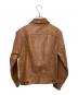 GAP BLUE JEANS (ギャップブルージーンズ) 3rdタイプ レザージャケット ブラウン サイズ:XS：7000円