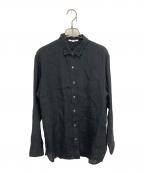 23区ニジュウサンク）の古着「LIBECO ベーシック シャツ」｜ブラック
