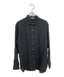 23区（ニジュウサンク）の古着「LIBECO ベーシック シャツ」｜ブラック