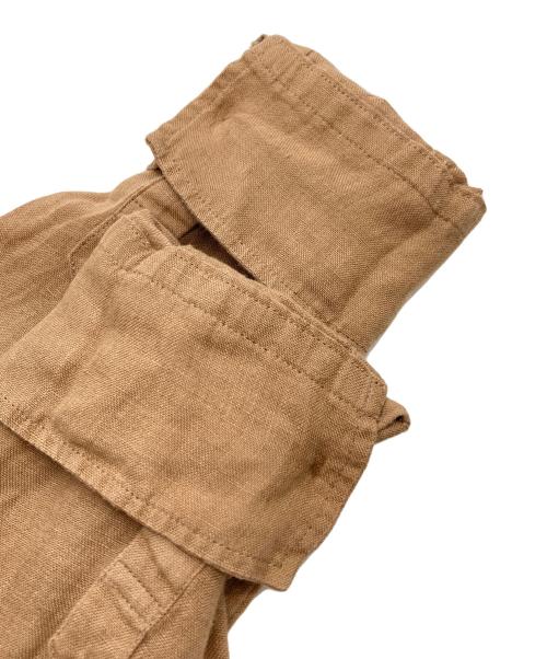 23区（ニジュウサンク）23区 (ニジュウサンク) LIBECO LINENシャツ ブラウン サイズ:38の古着・服飾アイテム