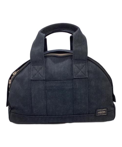 PORTER（ポーター）PORTER (ポーター) ドローイング ボストンバッグ ネイビーの古着・服飾アイテム