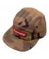 SUPREME（シュプリーム）の古着「タフタキルテッド キャンプキャップ」｜ブラウン
