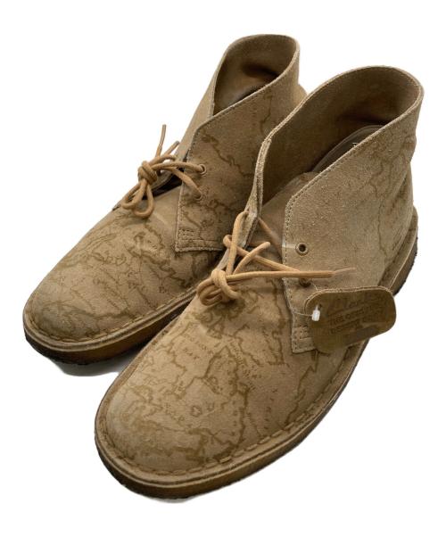 SUPREME（シュプリーム）Supreme (シュプリーム) CLARKS (クラークス) デザートマップ チャッカブーツ ベージュ サイズ:8 1/2の古着・服飾アイテム