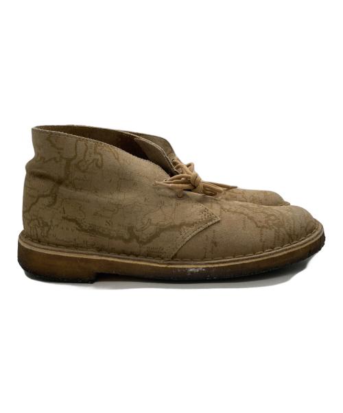 SUPREME（シュプリーム）Supreme (シュプリーム) CLARKS (クラークス) デザートマップ チャッカブーツ ベージュ サイズ:8 1/2の古着・服飾アイテム