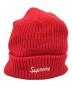 中古・古着 SUPREME (シュプリーム) ルーズガーゼビーニー レッド：5000円