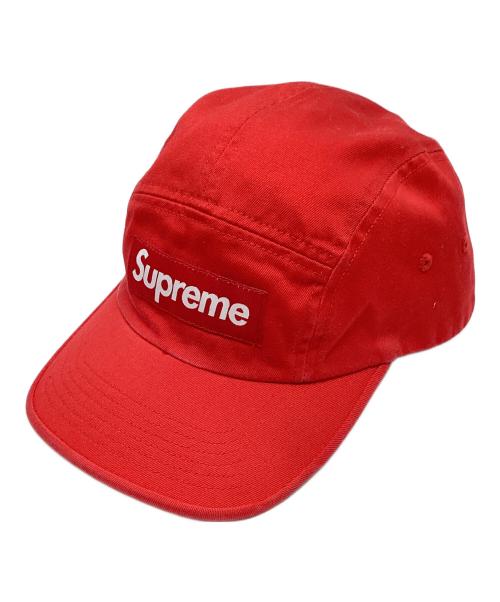 SUPREME（シュプリーム）SUPREME (シュプリーム) ウォッシュドチノツイル キャンプキャップ レッドの古着・服飾アイテム