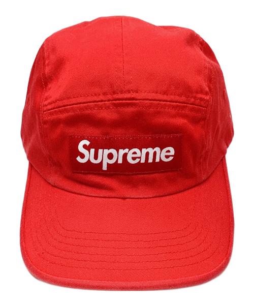 SUPREME（シュプリーム）SUPREME (シュプリーム) ウォッシュドチノツイル キャンプキャップ レッドの古着・服飾アイテム