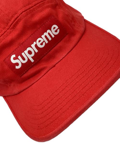 SUPREME（シュプリーム）SUPREME (シュプリーム) ウォッシュドチノツイル キャンプキャップ レッドの古着・服飾アイテム