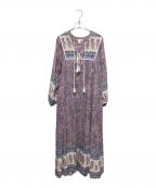 miyako takayama×TADOミヤコタカヤマ×タド）の古着「SHIUN DRESS / インド綿ワンピース」｜パープル