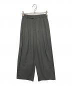 UNITED ARROWSユナイテッドアローズ）の古着「コットンナイロン ワイドタックパンツ」｜グレー