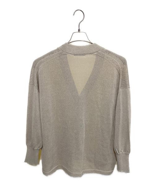 JOURNAL STANDARD（ジャーナルスタンダード）JOURNAL STANDARD (ジャーナルスタンダード) ペーパーヤーンニュアンスカーディガン アイボリー サイズ:表記なしの古着・服飾アイテム