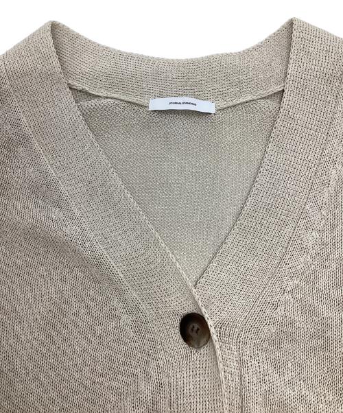 JOURNAL STANDARD（ジャーナルスタンダード）JOURNAL STANDARD (ジャーナルスタンダード) ペーパーヤーンニュアンスカーディガン アイボリー サイズ:表記なしの古着・服飾アイテム