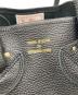 中古・古着 YOUNG & OLSEN The DRYGOODS STORE (ヤングアンドオルセン ザ ドライグッズストア) IENA (イエナ) EMBOSSED レザートートバッグ（M） ブラック：10000円