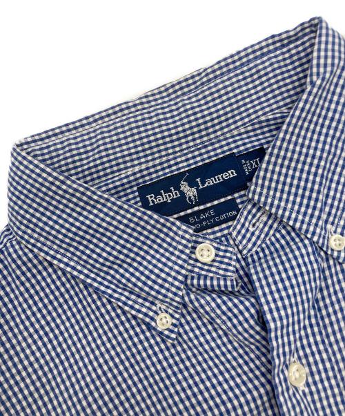 POLO RALPH LAUREN（ポロ・ラルフローレン）POLO RALPH LAUREN (ポロ・ラルフローレン) チェックシャツ ブルー サイズ:XLの古着・服飾アイテム
