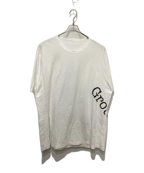 GROUND Y（グラウンドワイ）GROUND Y (グラウンドワイ) GYロゴ ジャンボグラフィックT ホワイト サイズ:3の古着・服飾アイテム