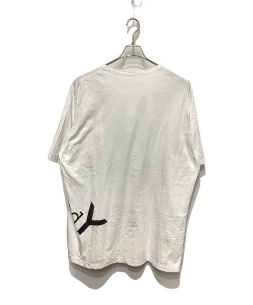 GROUND Y（グラウンドワイ）GROUND Y (グラウンドワイ) GYロゴ ジャンボグラフィックT ホワイト サイズ:3の古着・服飾アイテム