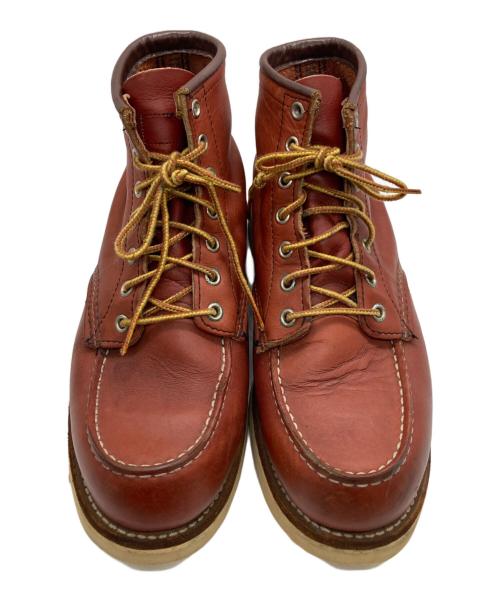 RED WING（レッドウィング）RED WING (レッドウィング) 6インチ クラシックモックトゥ ワークブーツ ブラウン サイズ:7 1/2の古着・服飾アイテム