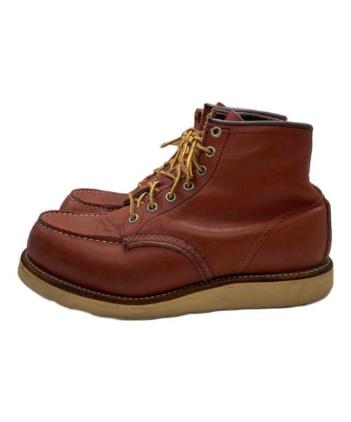 RED WING（レッドウィング）RED WING (レッドウィング) 6インチ クラシックモックトゥ ワークブーツ ブラウン サイズ:7 1/2の古着・服飾アイテム