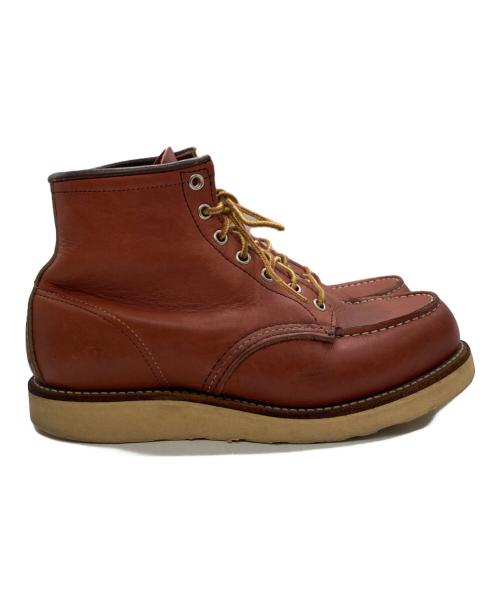 RED WING（レッドウィング）RED WING (レッドウィング) 6インチ クラシックモックトゥ ワークブーツ ブラウン サイズ:7 1/2の古着・服飾アイテム