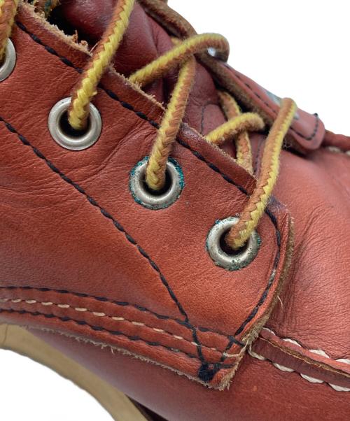 RED WING（レッドウィング）RED WING (レッドウィング) 6インチ クラシックモックトゥ ワークブーツ ブラウン サイズ:7 1/2の古着・服飾アイテム