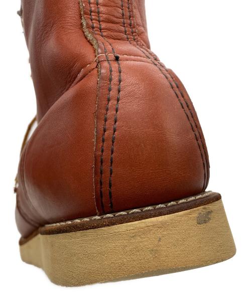 RED WING（レッドウィング）RED WING (レッドウィング) 6インチ クラシックモックトゥ ワークブーツ ブラウン サイズ:7 1/2の古着・服飾アイテム