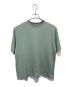 NICENESS（ナイスネス）の古着「BRAD (ブラッド) / カットオフ Tee S/S/ 半袖カットソー」｜LIGHT GREEN