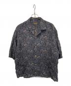 J.S HOMESTEADジャーナルスタンダード ホームステッド）の古着「AJRAKH RELAX OPEN SHIRT」｜ブラウン