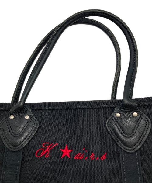 L.L.Bean（エルエルビーン マウンテンパーカー）L.L.Bean (エルエルビーン) レザーハンドル キャンバストートバッグ ブラック サイズ:なしの古着・服飾アイテム