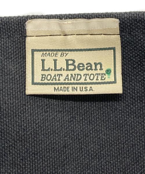 L.L.Bean（エルエルビーン マウンテンパーカー）L.L.Bean (エルエルビーン) レザーハンドル キャンバストートバッグ ブラック サイズ:なしの古着・服飾アイテム