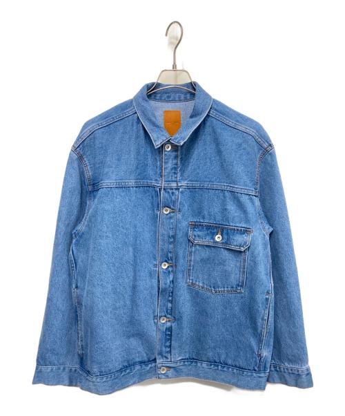 Adam et Rope（アダム エ ロペ）Adam et Rope (アダム エ ロペ) ブリーチデニムジャケット ブルー サイズ:Lの古着・服飾アイテム