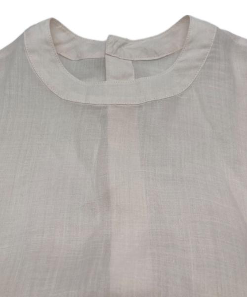 BEARDSLEY（ビアズリー）BEARDSLEY (ビアズリー) リネンギャザーチュニック ピンク サイズ:FREEの古着・服飾アイテム