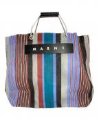 MARNIマルニ）の古着「マーケット ストライプトートバッグ」｜マルチカラー