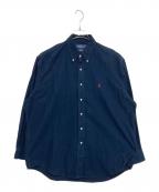 POLO RALPH LAURENポロ・ラルフローレン）の古着「BLAIRE ポニー刺繍シャツ」｜ネイビー