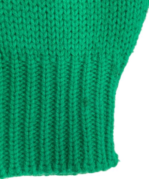 MICKEY（ミッキー）MICKEY (ミッキー) キャラクターニット グリーン×ブルー サイズ:XLの古着・服飾アイテム