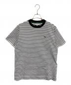 LACOSTE×BEAMSラコステ×ビームス）の古着「別注ボーダーTシャツ」｜ネイビー×ホワイト