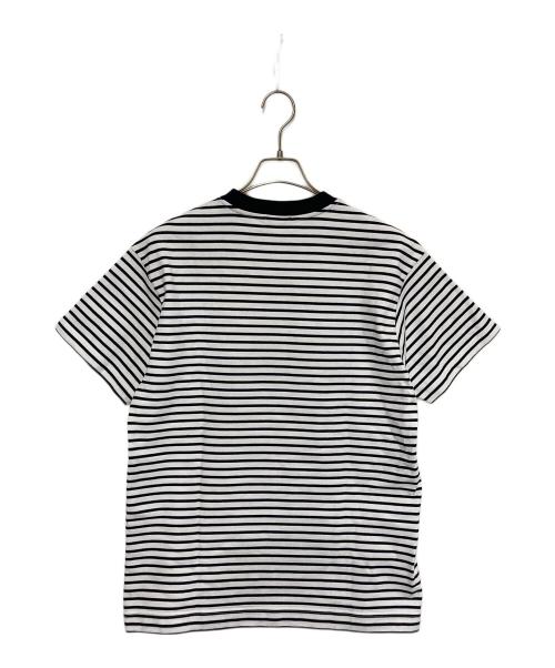 LACOSTE（ラコステ）LACOSTE (ラコステ) BEAMS (ビームス) 別注ボーダーTシャツ ネイビー×ホワイト サイズ:XSの古着・服飾アイテム