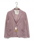 Alteaアルテア）の古着「ニットテーラードジャケット」｜レッド