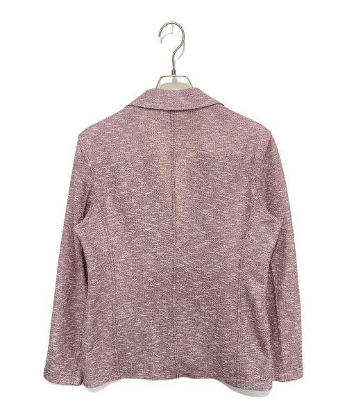 Altea（アルテア）altea (アルテア) ニットテーラードジャケット レッド サイズ:Lの古着・服飾アイテム