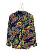 Needlesニードルズ）の古着「イタリアンカラーシャツ」｜ネイビー