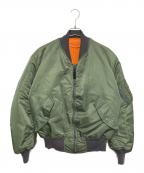 GREENBRIERグリーンブライヤー）の古着「MA-1 フライトジャケット」｜オリーブ