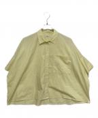 JOURNAL STANDARD relumeジャーナルスタンダード レリューム）の古着「コットンブロードボクシーシャツ」｜イエロー