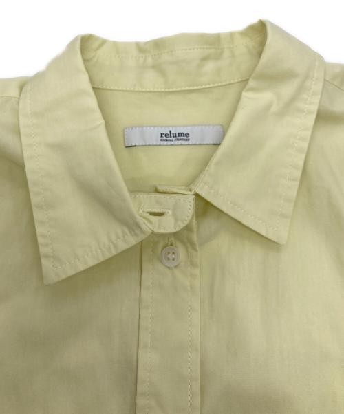 JOURNAL STANDARD relume（ジャーナルスタンダード レリューム）JOURNAL STANDARD relume (ジャーナルスタンダード レリューム) コットンブロードボクシーシャツ イエロー サイズ:Ｍの古着・服飾アイテム