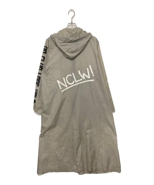 Maison MIHARA YASUHIRO（メゾン ミハラ ヤスヒロ）Maison MIHARA YASUHIRO (メゾン ミハラ ヤスヒロ) ビッグジップナイロンコート グレー サイズ:48の古着・服飾アイテム