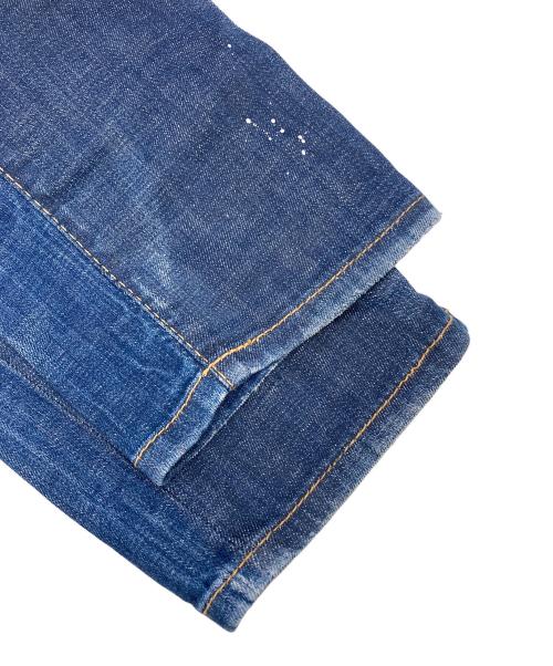 DSQUARED2（ディースクエアード）DSQUARED2 (ディースクエアード) SLIM JEAN デニムパンツ インディゴ サイズ:44　実寸（W80　股下75）の古着・服飾アイテム