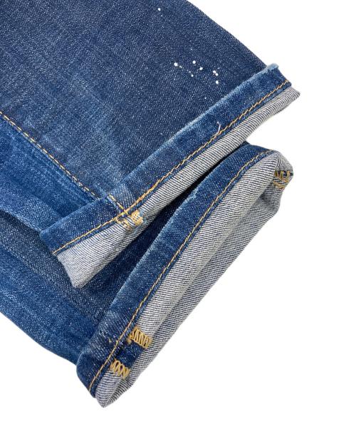 DSQUARED2（ディースクエアード）DSQUARED2 (ディースクエアード) SLIM JEAN デニムパンツ インディゴ サイズ:44　実寸（W80　股下75）の古着・服飾アイテム
